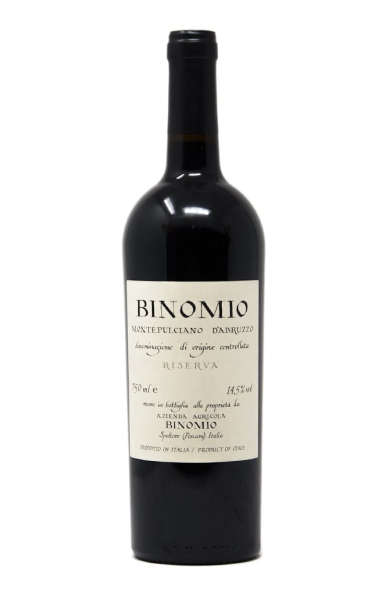 Binomio Montepulciano d'Abruzzo Riserva 2016