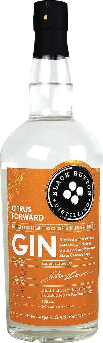 Black Button Gin Citrus Forward