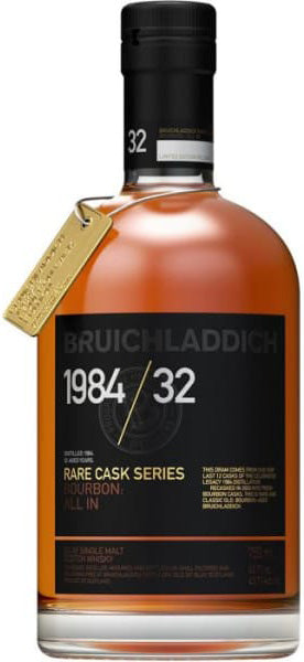 Bruichladdich Scotch Single Malt 1984 32 Year Rare Cask Series