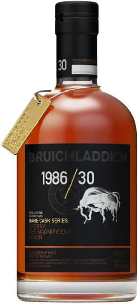Bruichladdich Scotch Single Malt 1986 30 Year Rare Cask Series