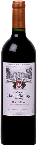 CH HAUT PLANTEY DECLERQ HAUT MEDOC 2015