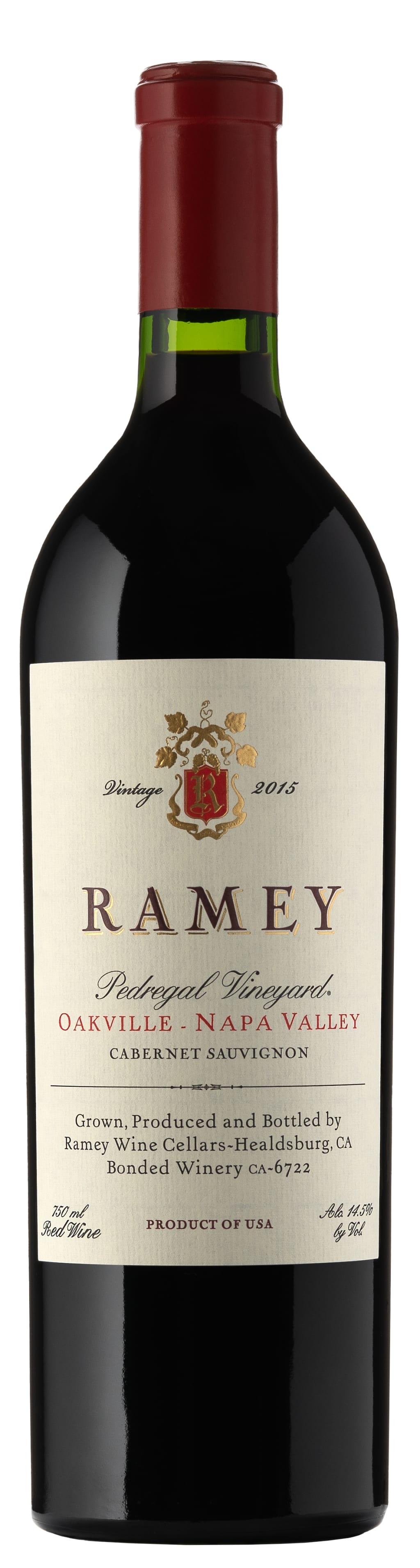 Cabernet Sauvignon 'Pedregal Vyd', Ramey Cellars 2015