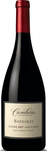 Cambria Pinot Noir Clone 667 Barbara's 2015