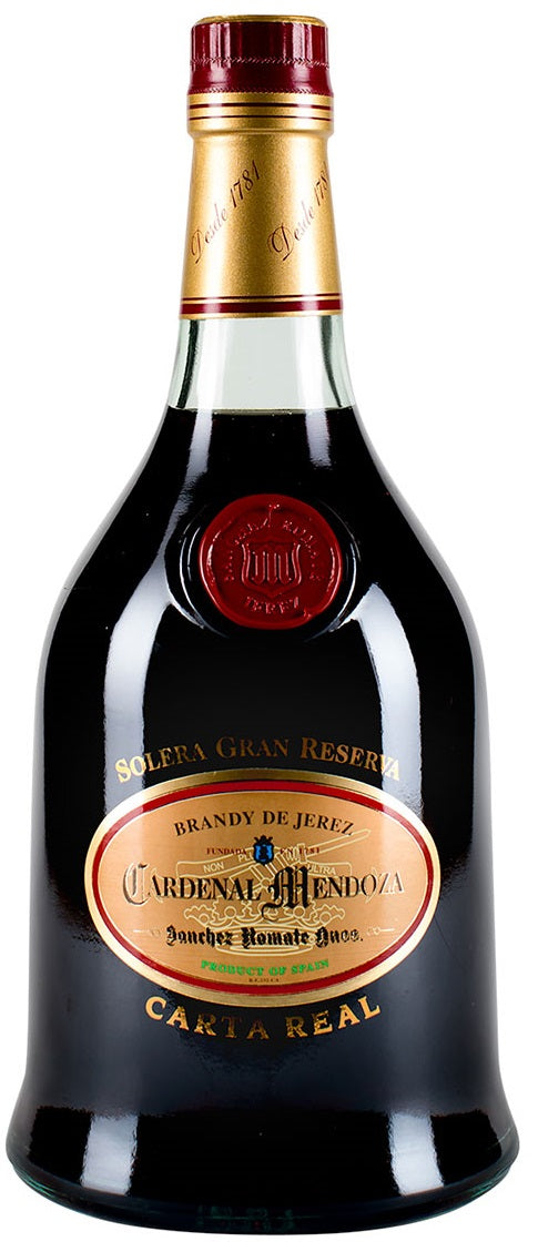 Cardenal Mendoza Brandy de Jerez Carta Real