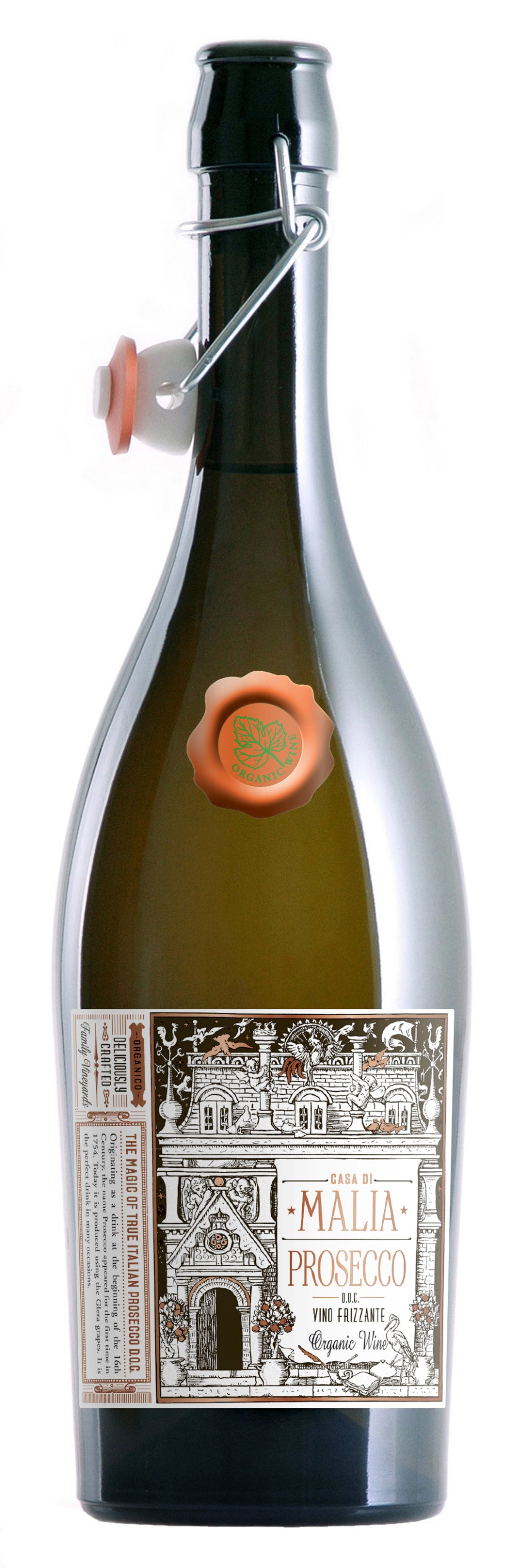 Casa di Malia Organic Prosecco NV (750ml/12)