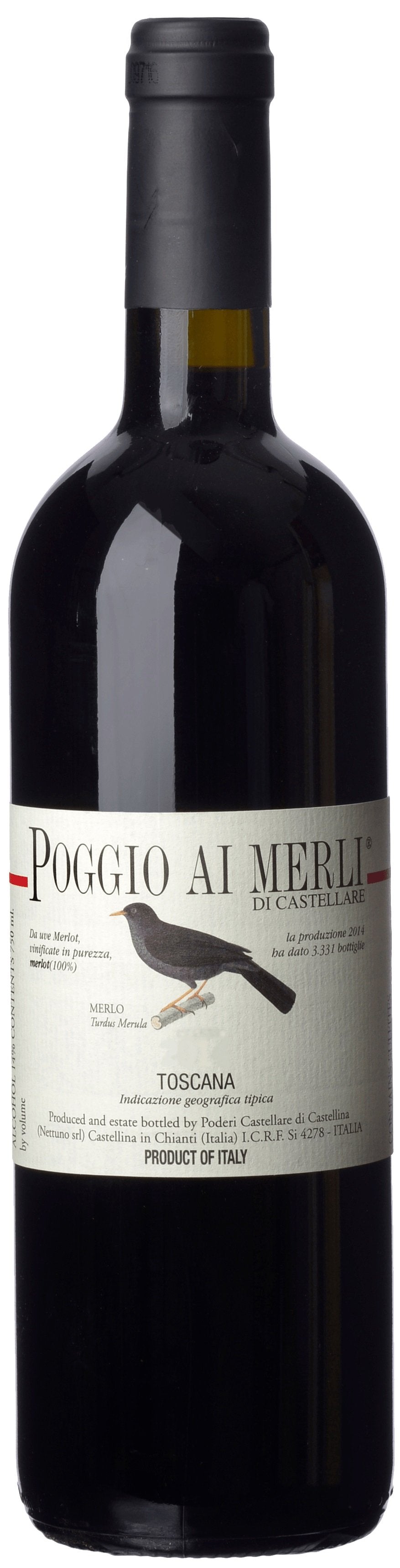Castellare di Castellina Merlot Poggio Ai Merli 2016