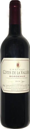 Chateau Cotes de la Valliere Bordeaux 2016