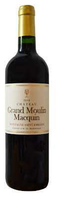 Chateau Grand Moulin Macquin Montagne Saint Emilion 2016