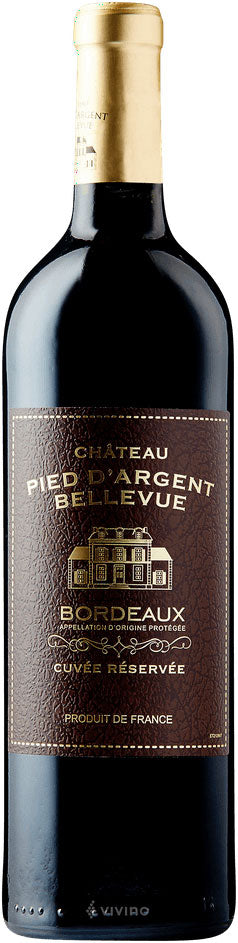 Chateau Pied d'Argent Bellevue Bordeaux Cuvee Reservee 2019