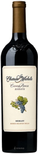 Chateau Ste. Michelle Merlot Canoe Ridge Estate 2017