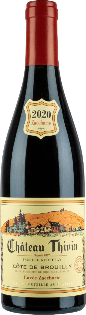 Chateau Thivin Cote de Brouilly Cuvee Zacharie 2020