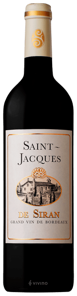 Château Siran "Saint-Jacques de Siran" Bordeaux Superieur 2018