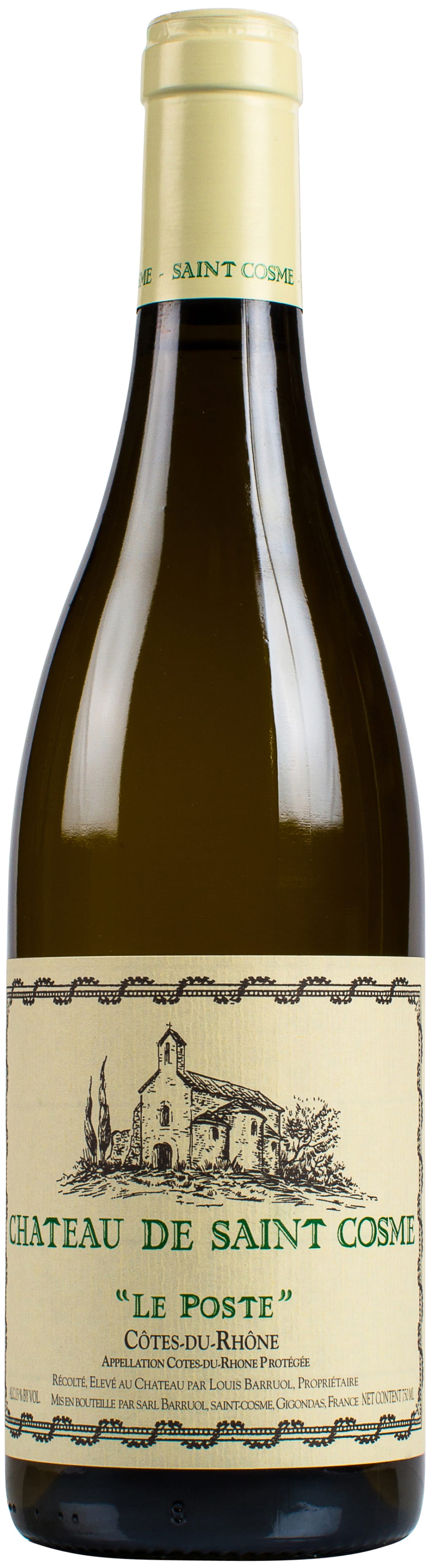 Chateau de Saint Cosme Cotes du Rhone Blanc le Poste 2016