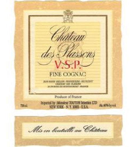 Chateau des Plassons Cognac Vsp Estate Bottled