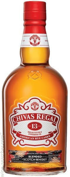 Chivas Regal Scotch 13 Year Old Manchester United Special Edition