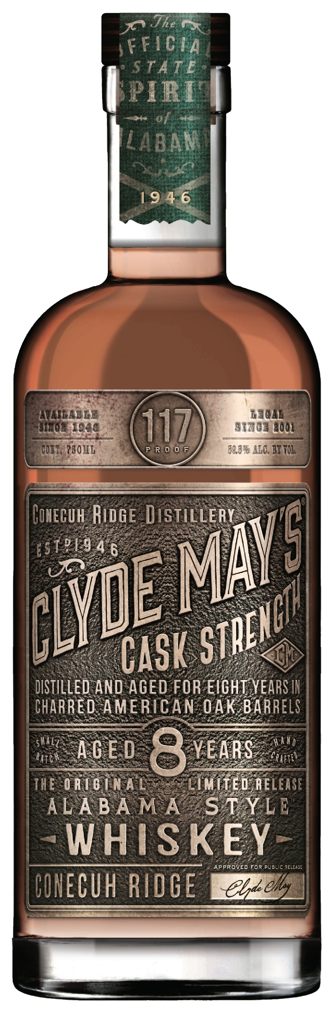 Clyde May's Whiskey 9 Year Cask Strength