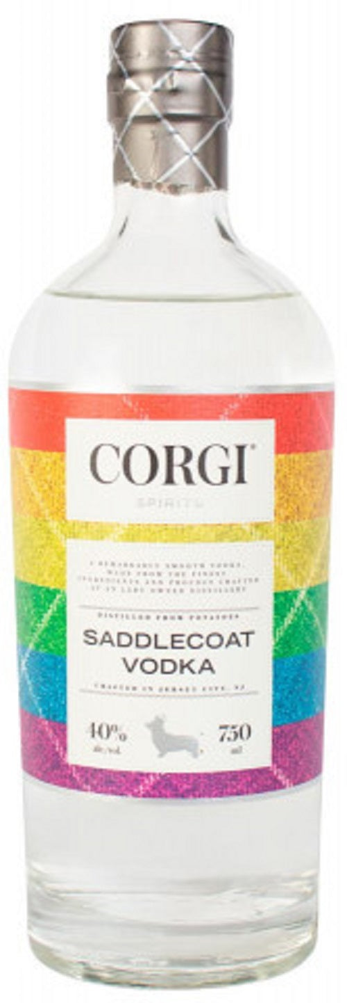 Corgi Spirits Vodka Saddlecoat Pride