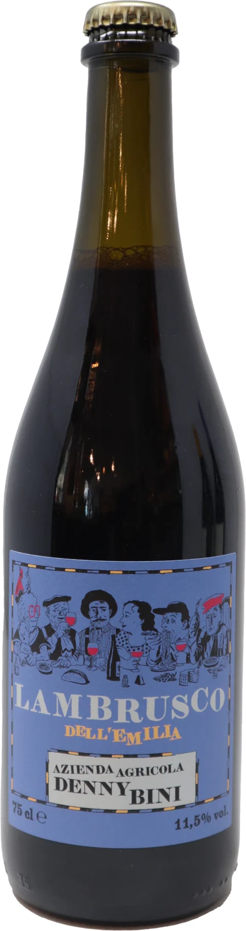 Denny Bini Lambrusco dell'Emilia 'FESTA' NV (crown cap)