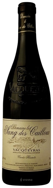 Domaine le Sang des Cailloux Vacqueyras 2019