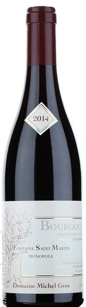 Domaine Michel Gros Hautes Cotes de Nuits Blanc Fontaine Saint Martin 2015