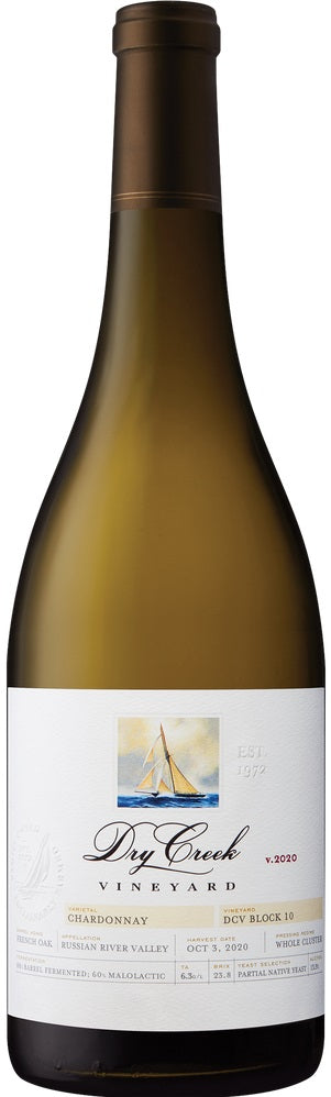 Dry Creek Vineyard Chardonnay Dcv Estate Block 10 2020