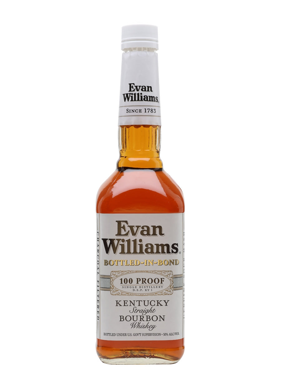 Evan Williams Bourbon Bottled-In-Bond White Label