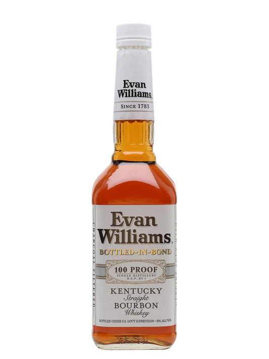 Evan Williams Bourbon Bottled-In-Bond White Label