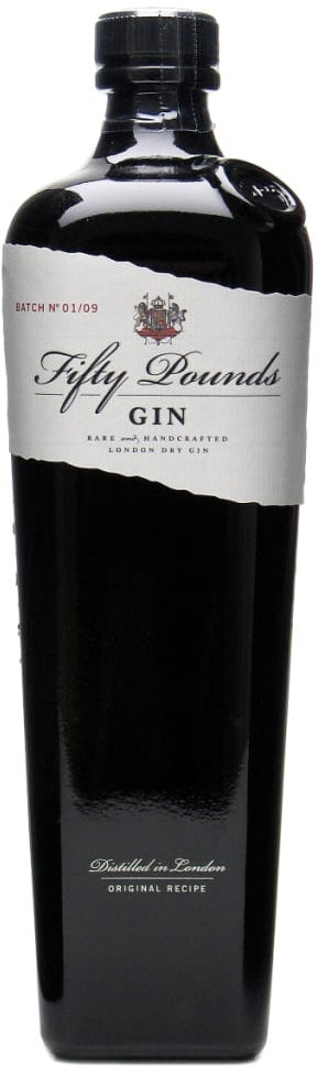 FIFTY POUNDS LONDON DRY GIN