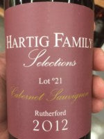 Hartig Family Selections Cabernet Sauvignon Lot 25 1925