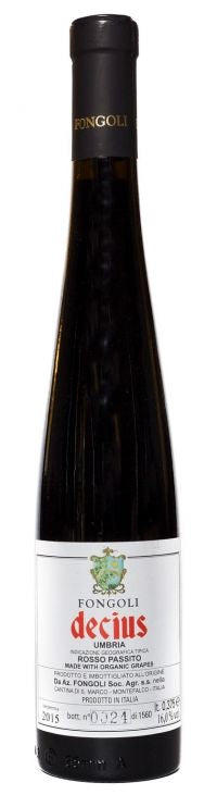 Fongoli IGT Umbria Rosso Passito "Decius" (Sagrantino) 2015