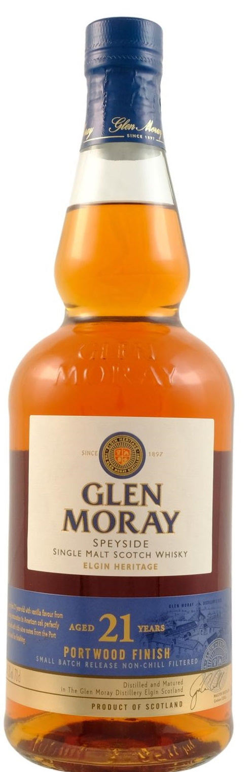 GLEN MORAY 21YR OLD SINGLE MALT