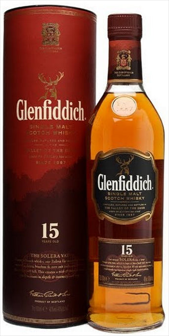Glenfiddich Scotch Single Malt 15 Year Unique Solera Reserve