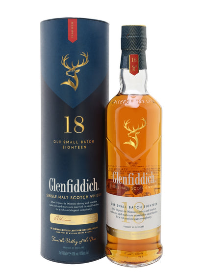 Glenfiddich Scotch Single Malt 18 Year Small Batch