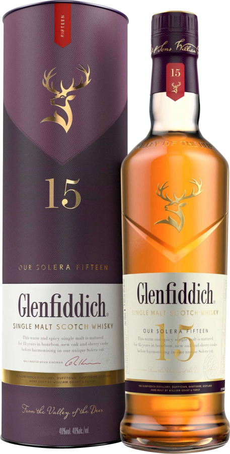 Glenfiddich Scotch Single Malt 15 Year Old