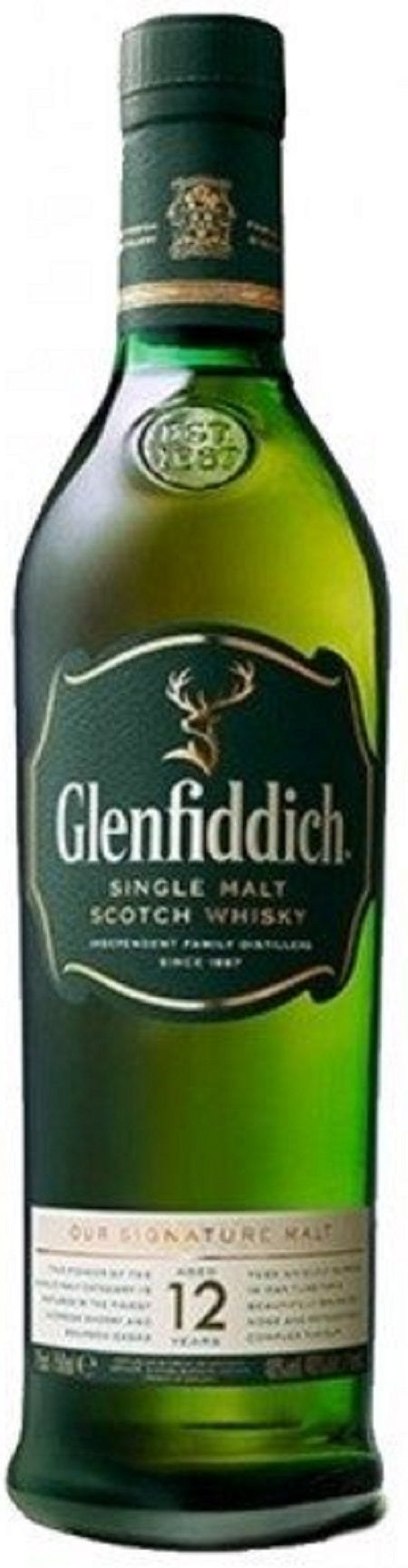 Glenfiddich Scotch Single Malt 12 Year Our Signature Malt 2009