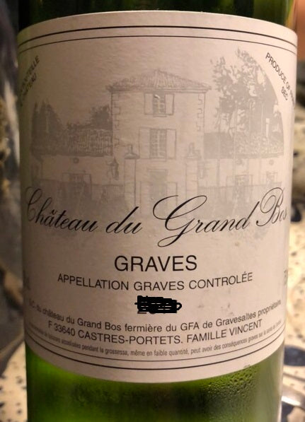 Grand Bos Graves Blanc 'Cuvee Spinoza' 2019