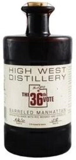 HIGH WEST BARRELED MANHATTAN 36TH VOTE