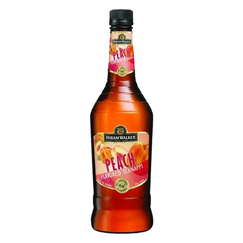Hiram Walker Peach Schnapps Liqueur 750 ml