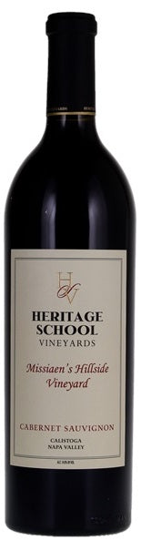 Heritage School Vineyards 'Missiaen’s Hillside' Cabernet Sauvignon 2017
