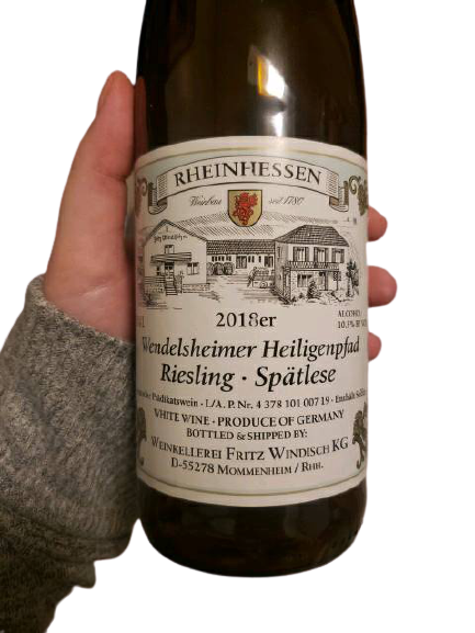 Fritz Windisch Wendelsheimer Heiligenpfad Riesling-Spatlese 2018