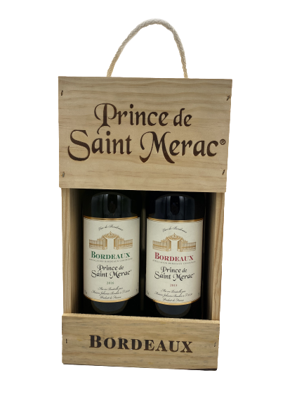 Prince de Saint Merac 1 Red & 1 White Gift Box 2015