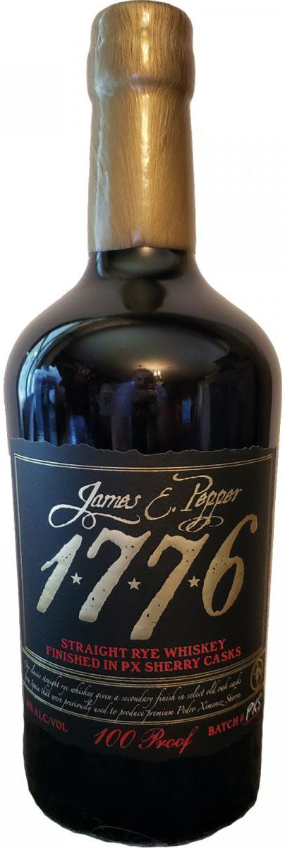 James E. Pepper 1776 Rye Whiskey PX Sherry Cask