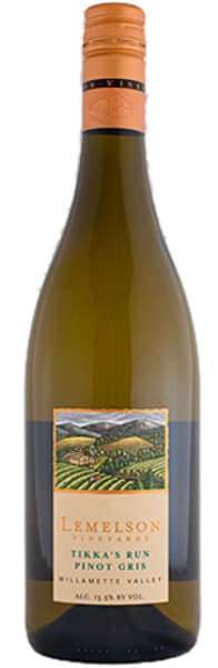LEMELSON VYDS PINOT GRIS TIKKA'S RUN 2018