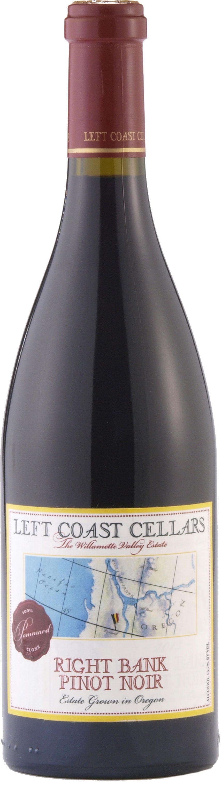 Left Coast Cellars Pinot Noir Pommard Clone Right Bank 2018