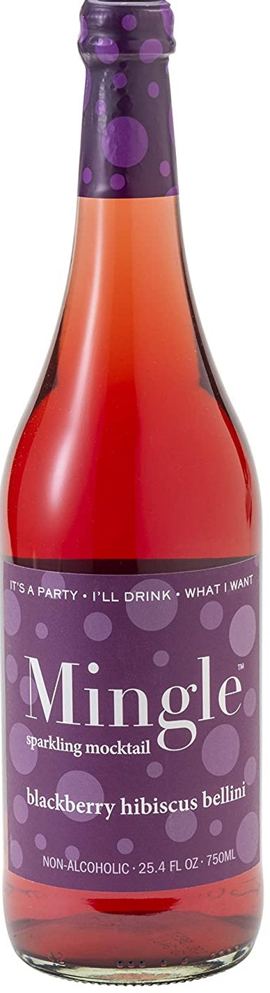 MINGLE MOCKTAILS BLACKBERRY HIBISCUS BELLINI RTD