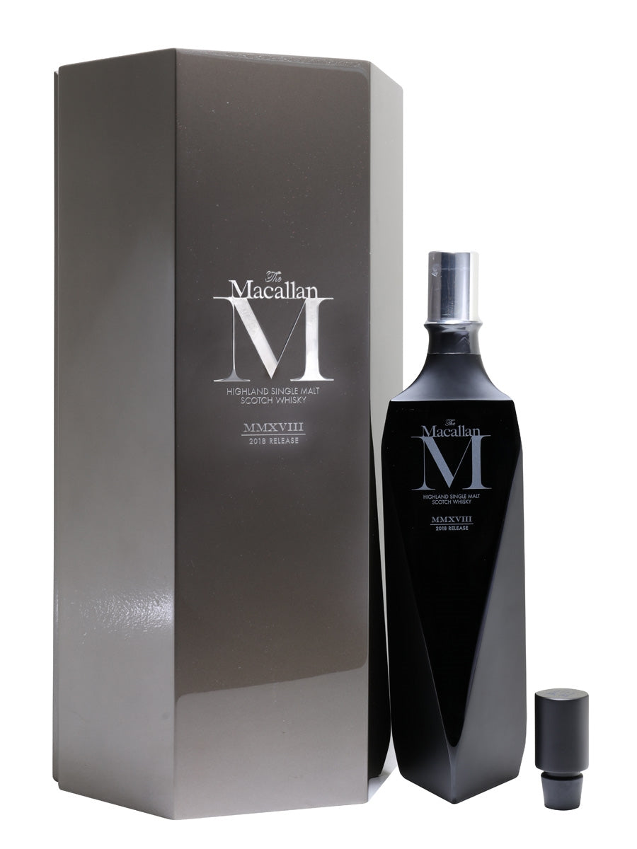The Macallan Scotch Single Malt M Black MMXVIII 2018 Release Bottle #2 –  Wine Chateau