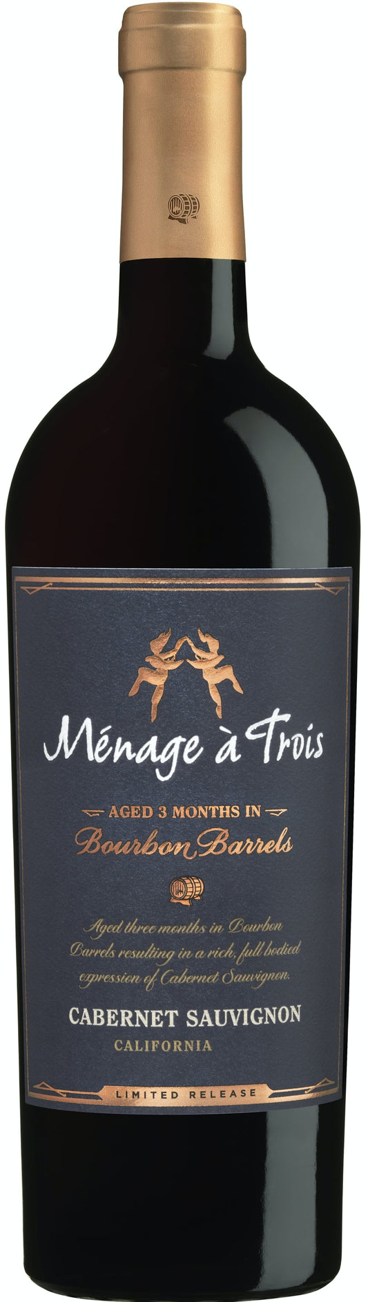 Menage A Trois Cabernet Sauvignon Bourbon Barrel 2018