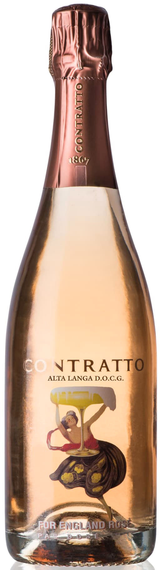 Metodo Classico Brut ROSE "For England", Contratto 2016