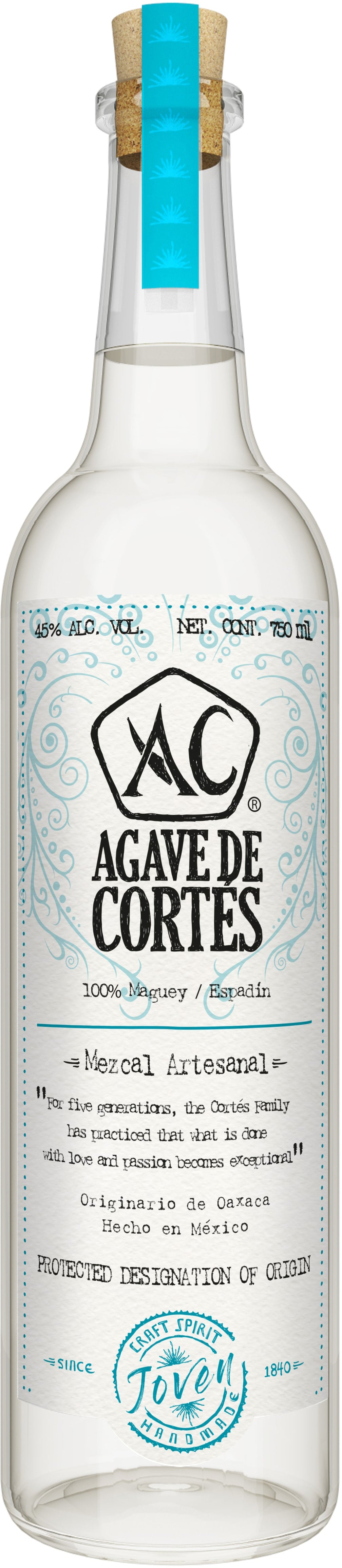 Mezcal Añejo, Agave de Cortes