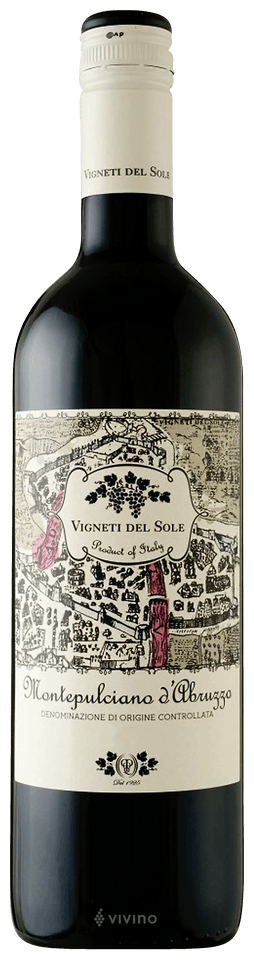 Montepulciano d'Abruzzo, Vigneti del Sole [750] 2020